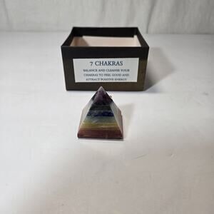 Chakra Pyramid Energy Stone